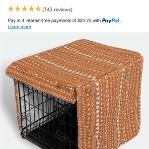 Molly Mutt Dog Crate Cover